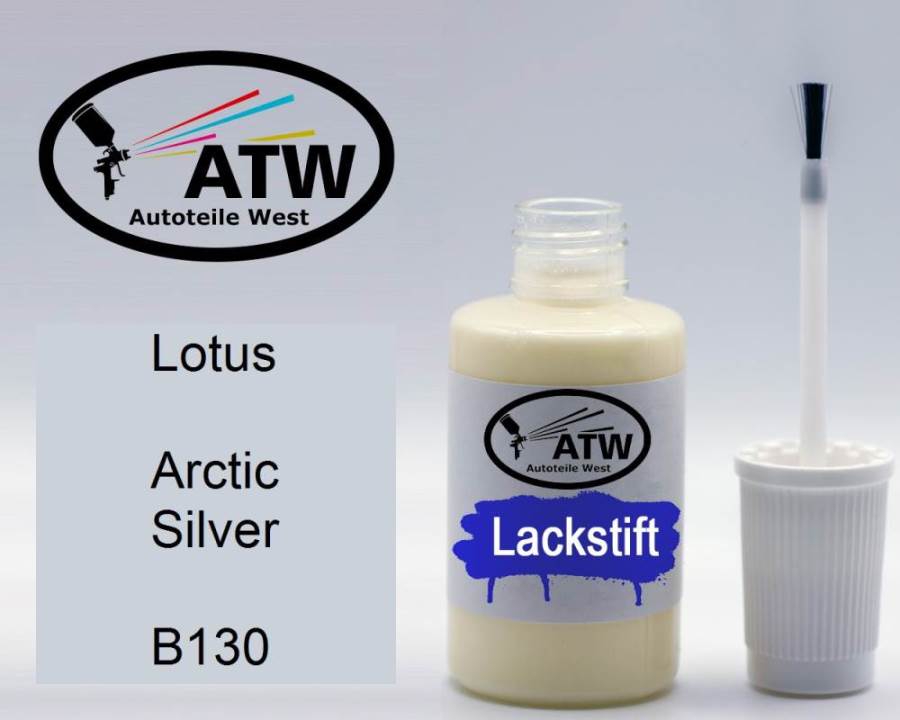 Lotus, Arctic Silver, B130: 20ml Lackstift, von ATW Autoteile West.